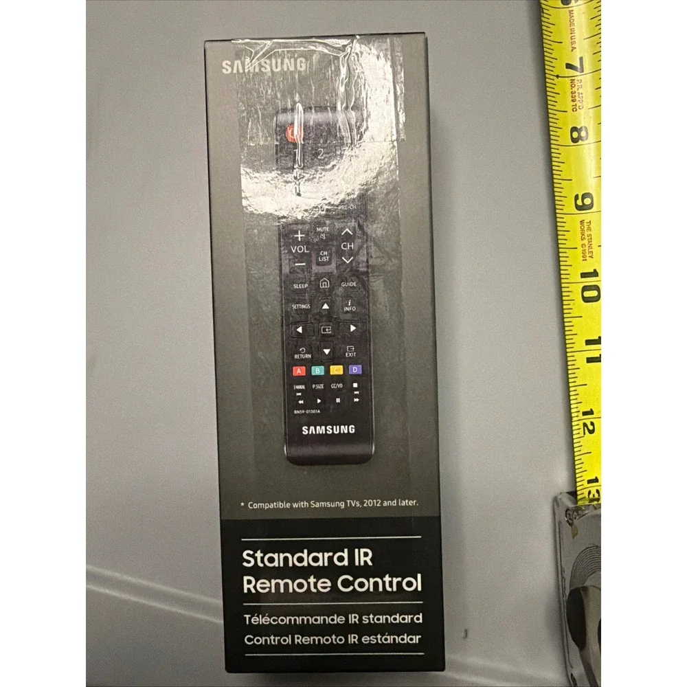Samsung Standard IR Remote Control BN59-01301A VG-TM1240BN Replacement TV Remote